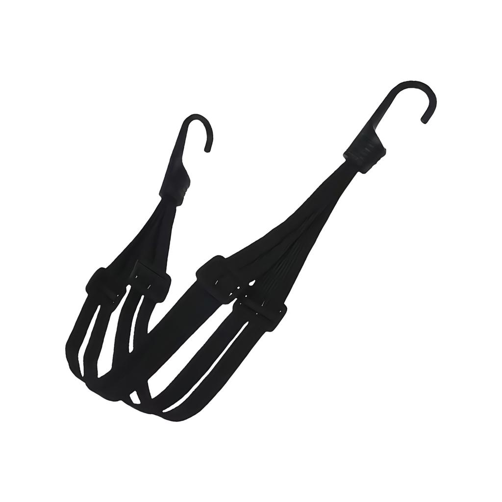 Helmet Luggage Fastening Strap Adjustable Elastic Band Motorcycle Gear Organizer Bungee Cord Bandage Retractable