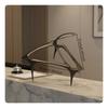 Metal Grand Piano Sculpture Simple Lines for Showroom, Hotel Lobby, Music Lovers