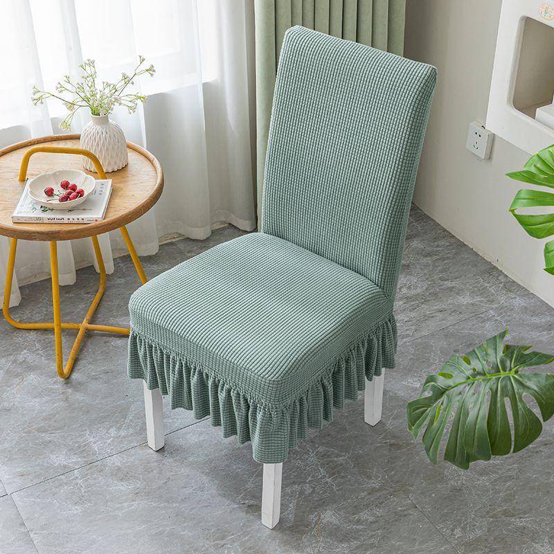 

Универсальный набор чехлов для стульев, многокомпонентная подушка, защитная накладка на спинку, 1, 2, 4, 6 штук, регулируемые чехлы для стульев, прочные и легко чистящиеся 6 PCS светло-зеленый