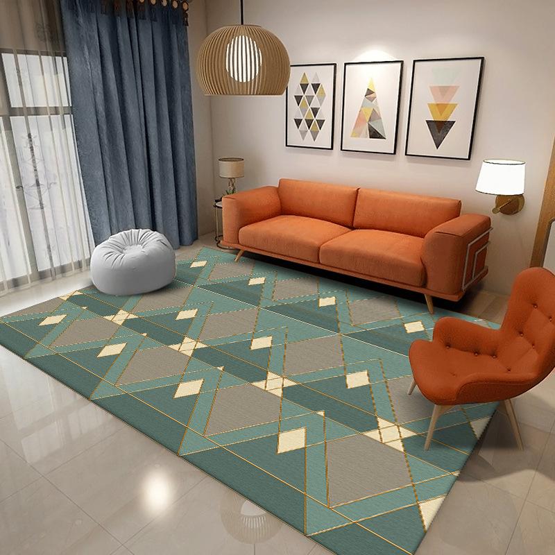 Living Room Geometric Carpet Rug Bedroom Bedside Rugs Home Sofa Table Decor Mat