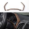 Voodonala for Ford F150 2015-2020 Center Dash Side Ring Cover Trim Compatible with Ford F150 F250 F350 Super Duty(Wood Color, 3pcs/Set)