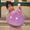 10Cm Genshin Impact Slime Doll Stuffed Anime Plushies Kawaii Cute Soft Anemo Electro Pyro Slime Plush Toy Bag Pendant Keychain