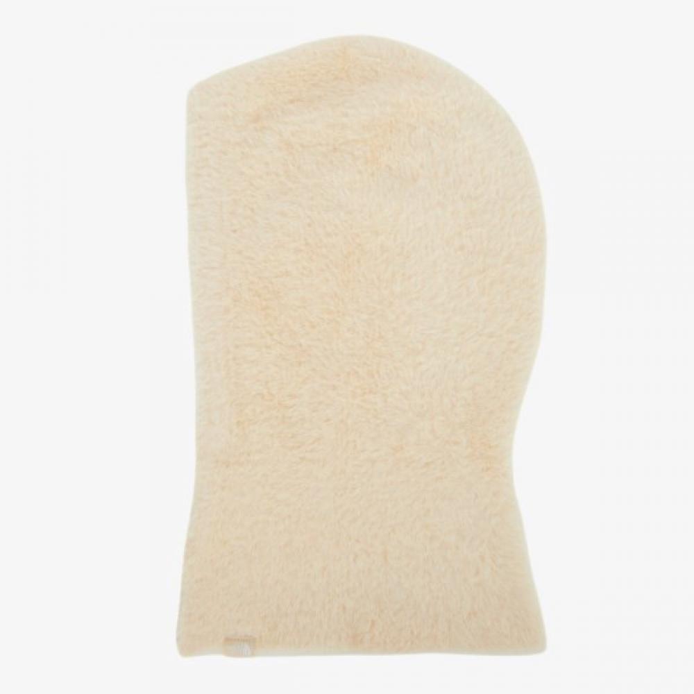 The North Face Kids Melly Fur Balaclava Cream Beige Na5ir53s