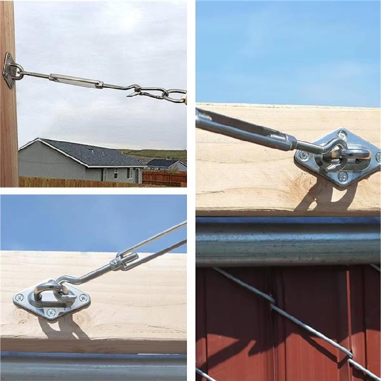 Stainless Steel Sunshade Sail Fixing Accessory Sunshade Sail Hardware Kits Sunshade Sail Hardware Awnings Attachments