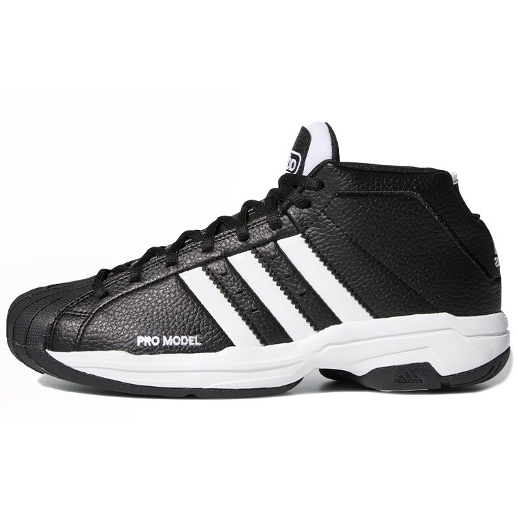 

Adidas Pro Model 2G Черные мужские кроссовки Core-Black Cloud-White FW3670