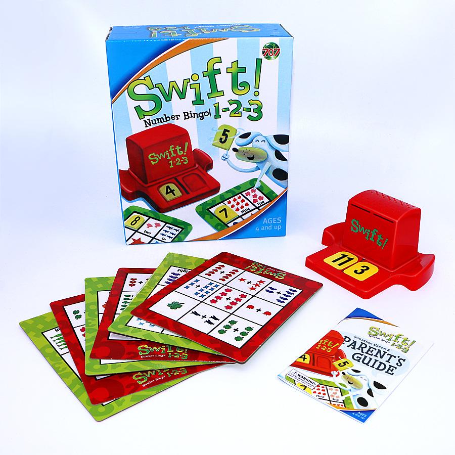 Digital Intelligence Card Game Bright Hand Quick Bingo Desktop Interactive Game Children'S Intelligence Toys