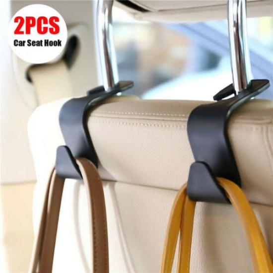 2x Car Seat Parts Storage Bag Hanger Hook Organizer Holder Interior Accessories