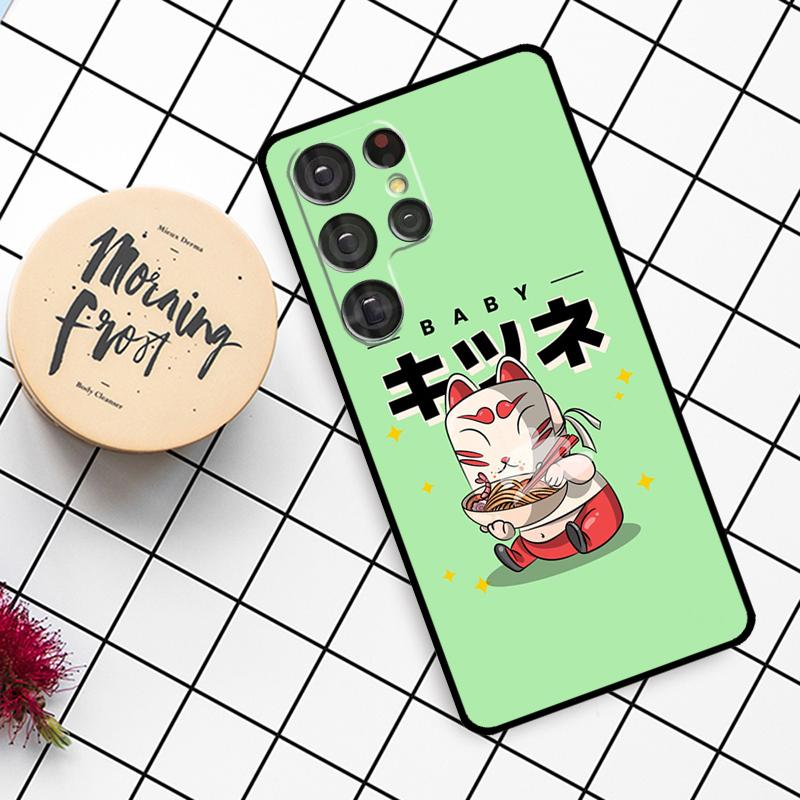 Eating Ramen Noodle Lovers Case For Samsung Galaxy S21 S22 S23 S24 S25 Ultra S9 S10 S25 Plus S25 FE S20 FE Phone Cover