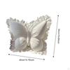 Butterfly Decorative Pillow Back Cushion Ornament, 19.69''x15.75'' Waist Support Sofa Throw