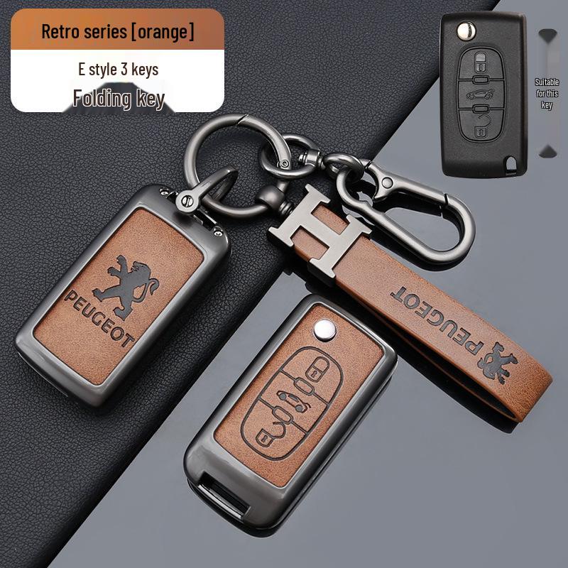 Zinc Alloy Key Cover for Dongfeng Peugeot: Fits 308, 301, 408X, 308S, 3008, 2008, 508 Models