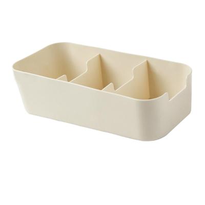 Plastic Drawer Organizers Trapezoid Stackable Tabletop Socks Underwear Organizer Storage Box for