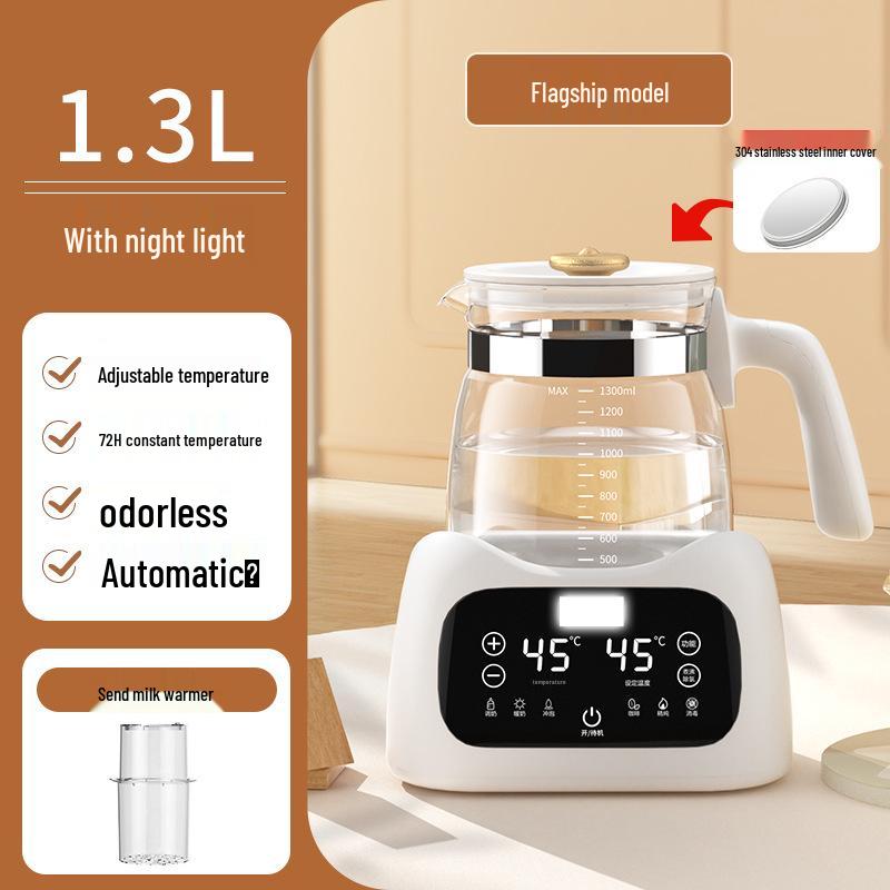Multi-Functional Electric Kettle & Baby Formula Maker - Constant Temperature Tea Brewer & Health Pot.