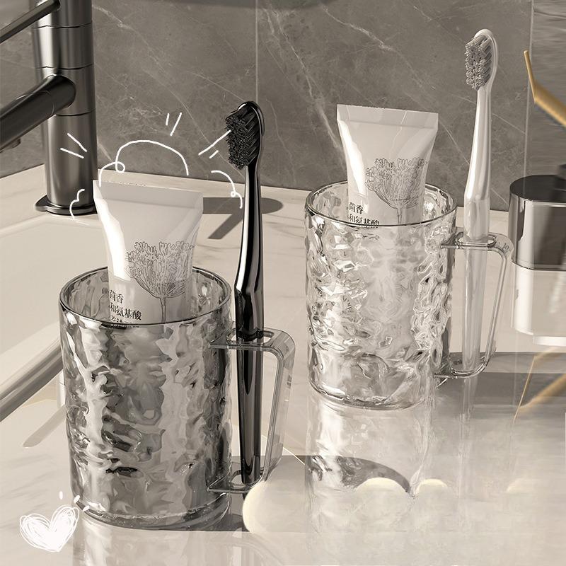 Glacier Pattern Mouthwash Cup Toothbrush Cup Transparent Creative Household Toothbrush Cup