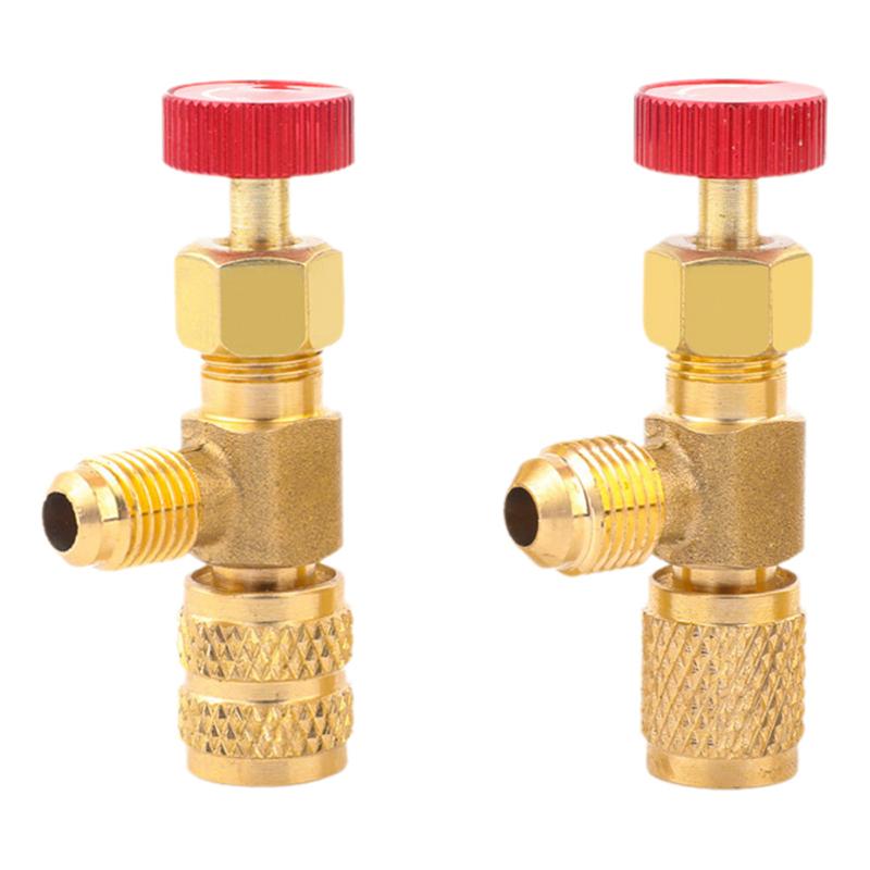 1 kus R410A R22 Klimatizační chladivo 1/4" Bezpečnostní adaptér Kapalinový bezpečnostní ventil Oprava klimatizace a Fluorid