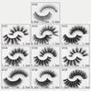 1 Conjunto Cílios Postiços Naturais Wispy Feitos à Mão 3D Mink Autoadesivos Cola Maquiagem Cílios Sem Cola E4M9