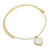 Rainbow Moonstone Gemstone 925 Sterling Silver Jewelry Necklace 20" KJ-1705