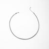 YF2944 Fashion Tarnish Free Jewelry 18k Gold Plated Stainless Steel Necklace Flat Snake Chain Clavicle Blade Necklace