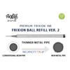 Pilot FriXion Ballpoint Knock Zone 0.5mm Inspiration Green LFBKZ3SEFIG