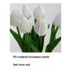 White LED Tulip Small Night Lamp Bedroom Bedside Ambience Light Simulation Bouquet Decoration Table Lamp Creative Gift Pink
