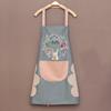 Garland Rabbit Kitchen Apron, Waterproof and Stain-resistant Coral Velvet Hand Towel Apron, Neck-hanging and Waist-encircling Apron