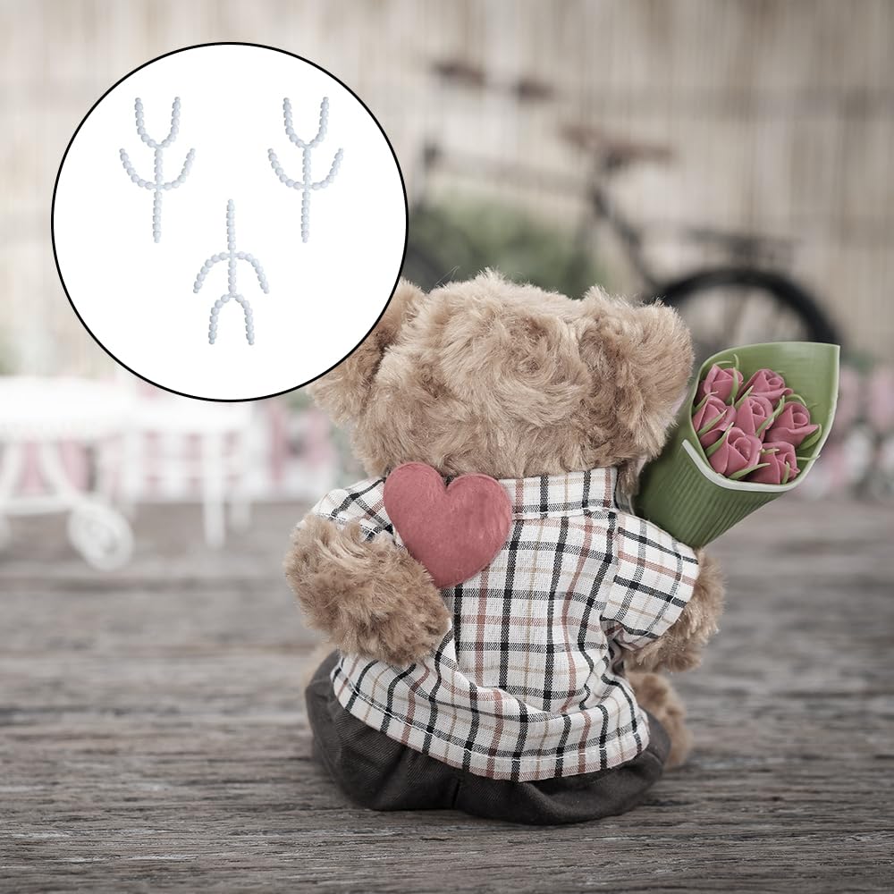 KDSSYFT Toy Skeleton Set of 3, Stuffed Skeletons, Bone Frames for Stuffed Toys, Stitching Support, Bones Included, for Stuffed Toy Reinforcement