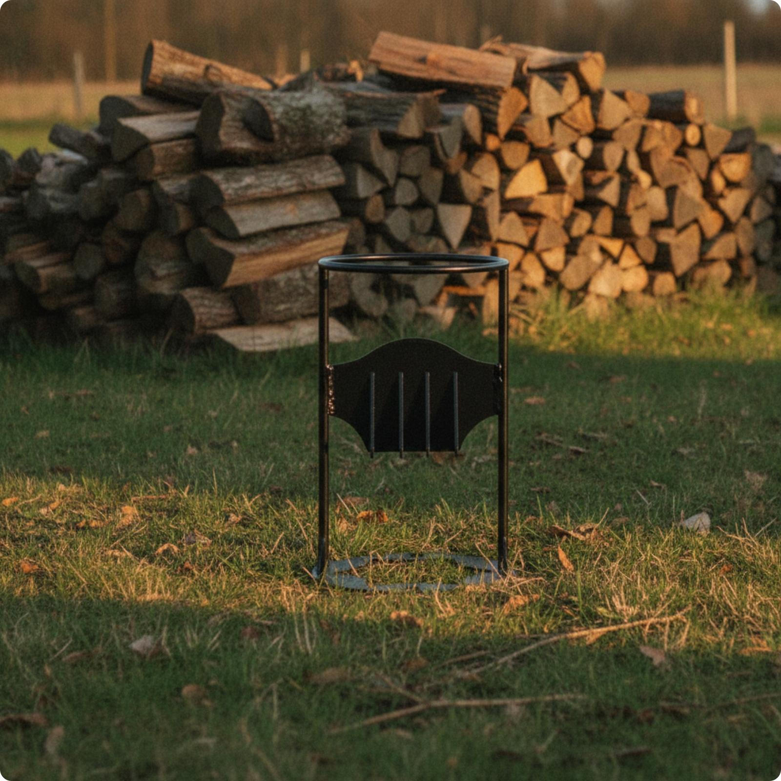Manual Log Splitter Safe Kindling Splitting