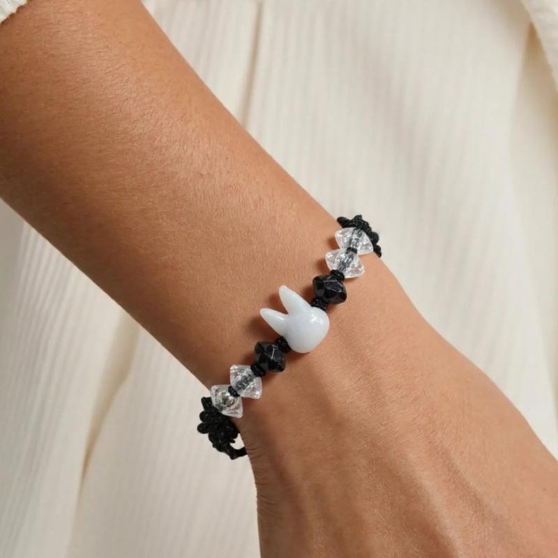 Braided Bracelet Rabbit Bracelet Charm Bracelet Handwoven Cord Bracelet Present for Youthful Trendsetters and Art Lovers