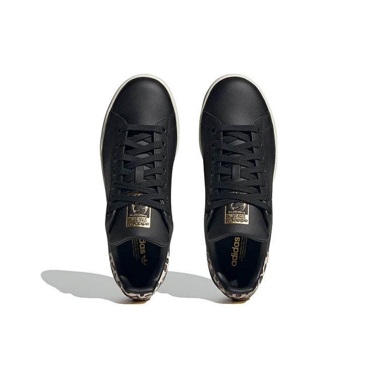 adidas Stan Smith Sneakers Leopardate Nere da Donna Core-Black Off-White Wonder-White IE4633