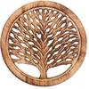 Wedding Gifts Set of 2 Wooden Trivets for Hot Dishes Pots and Pans Tea Pot Holders Hot Pads Tree of Life Design House Kitchen Counter Decor Dia...