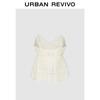 UR Women's 2026 Summer Pleated Lace V-Neck Cami Top