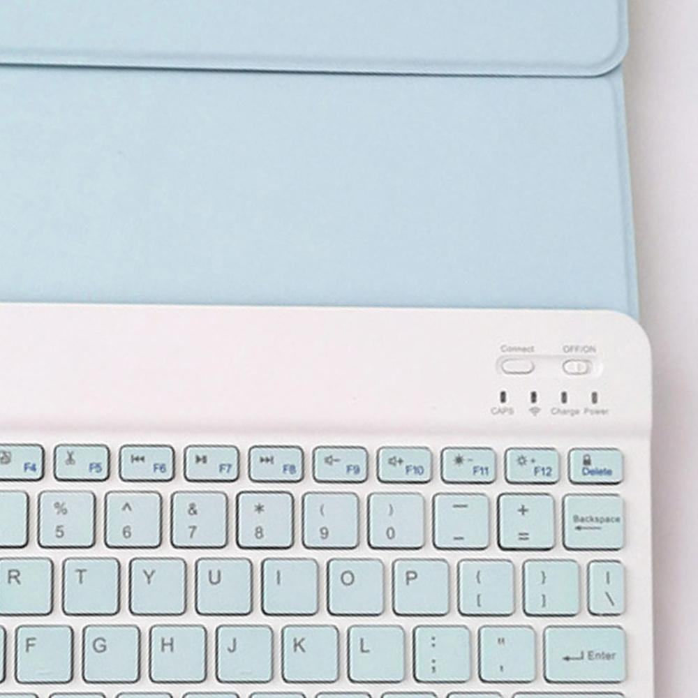 Bluetooth Keyboard Case for Lenovo Tab P12 TB-370 (Blue)