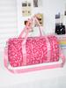 Trendy Popular Funny Novelty Pink Love 3D Printed Travel Bags Barrel Shape Crossbody Bag Outdoor Sports Bags Gym Yoga Bag