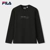 FILA Men's Basic Round Neck Knit Long Sleeve T-Shirt