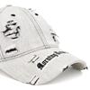 Summer Unisex Baseball Caps with Holes and Burrs Embroidered Letters Cap Sunshade Sunscreen Cap