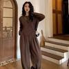 Women's 2 Piece Outfits For Women Oversized Striped Sweaters Sets