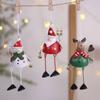 Vintage Christmas Santa Claus Bell Iron Car Pendant Xmas Tree Decorations  Grocery Store