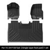 Waterproof & Dirt-Resistant TPE Floor Mats for 2015-2024 Ford F150, Including Rear Bed Mats