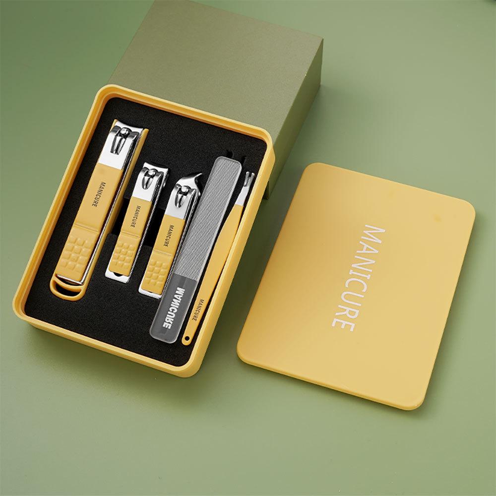 

Премиальный набор кусачек для ногтей с защитой от брызг: Многофункциональные инструменты для маникюра и личной гигиены