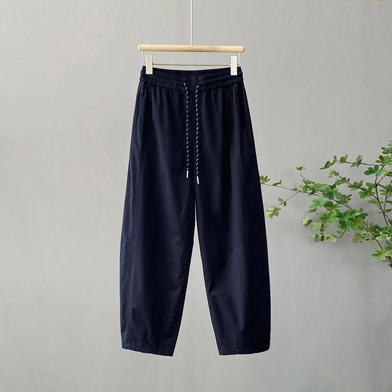 Women S High Waist Loose Fit Cropped Banana Pants