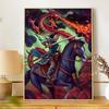 Disney Diamond Art Painting Kit Mulan Dragon Mosaic Pictures, Wall Art Crafts, Home Decor