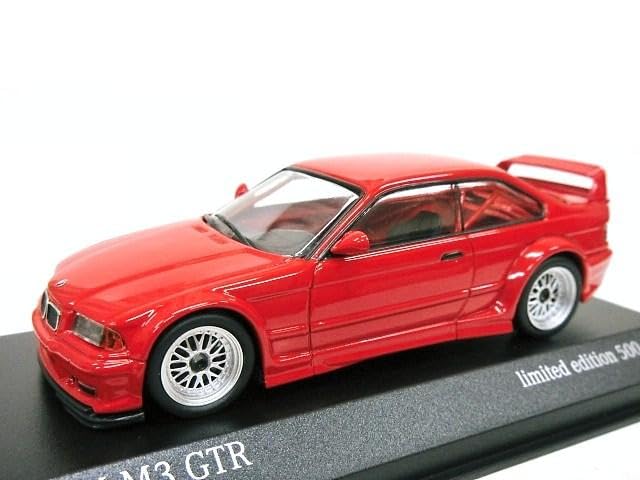 Edição Limitada Europeia BMW E36 M3 GTR 1993 1/43 (Vermelho)