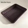 Imitation Rattan Handwoven Storage Basket Eco-Friendly Material Organizer for Kitchen Fruit Snack Picnic Outdoor Use