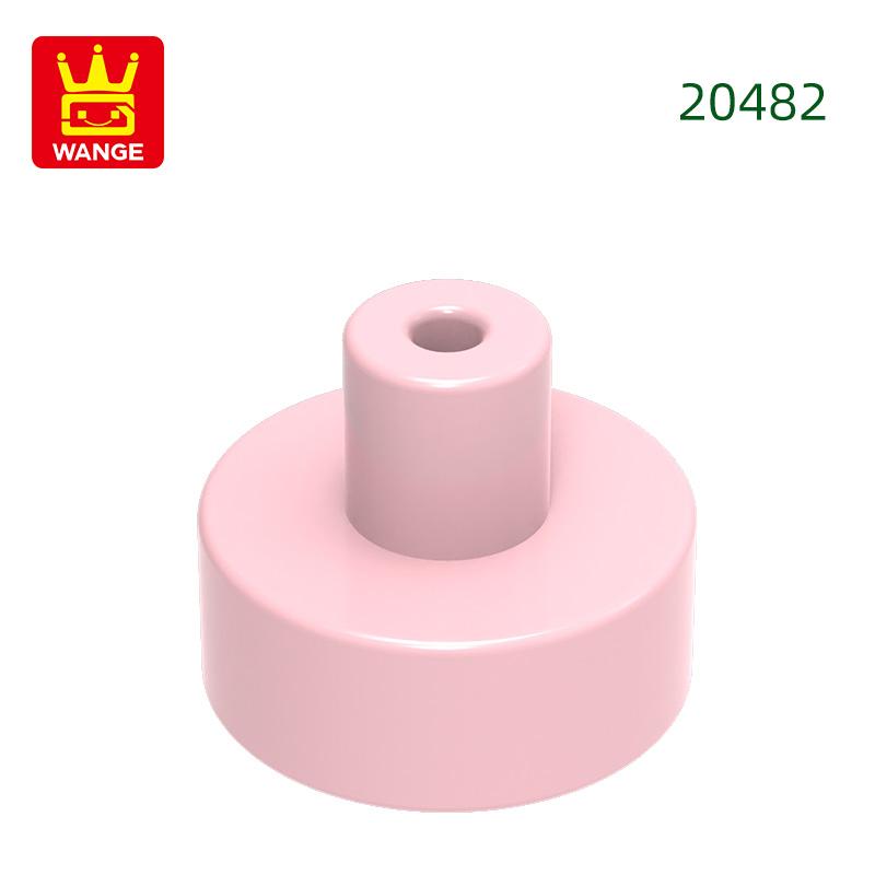 Non-Toxic 763Pcs/Lot 20482 Round 1 X 1 With Bar And Pin Block Moc Color Accessories Compatible With Brick Diy Children Toy Assembly