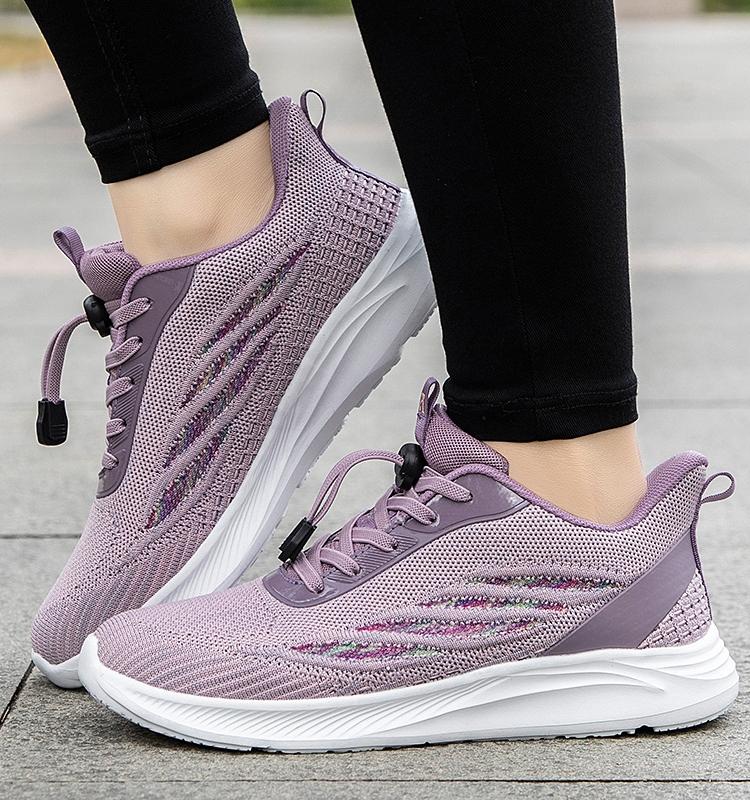 Brand Spring and Autumn Non-slip Lightweight Walking Shoes Casual Sports Breathable Mom Shoes