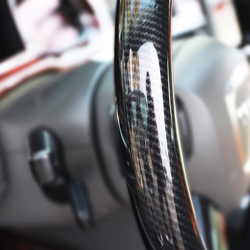 Carbon Fiber Steering Wheel Cover for New Fit, Vezel, XRV, Greiz, Crider - Protection & Modification Sticker.