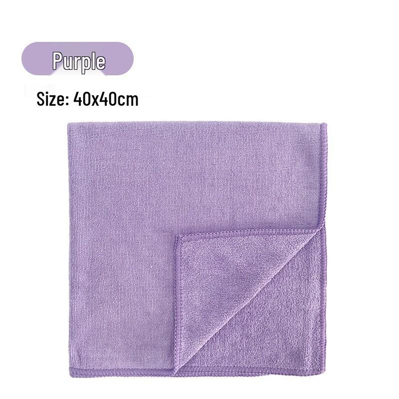 Absorbent Microfiber Kitchen Towel & Thick Scouring Pad