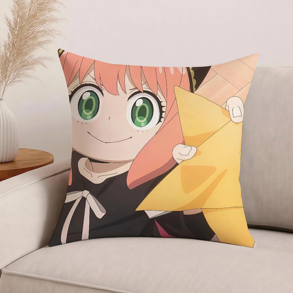 Anime S-SPY F-FAMILY Pillow Case Office Cushions Suitable For Sofa Car Bedroom Decorative Cushion Cover