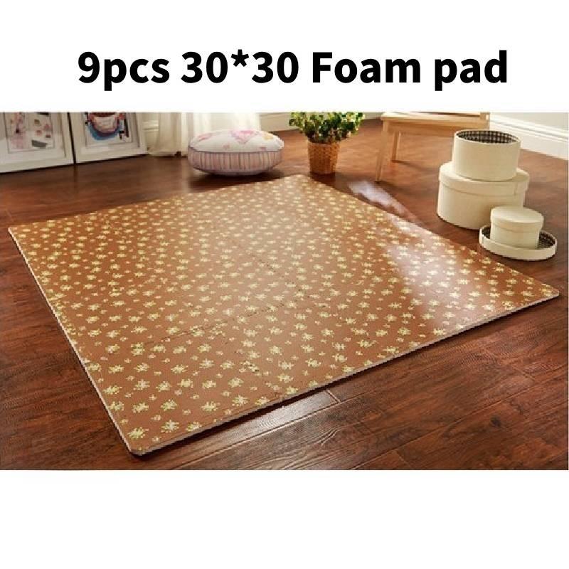 Minde Garden Floral Foam Puzzle Play Mat For Kids Bedroom And Lounge Safety Play Area
