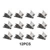 12pack/lot Premium Stainless Steel Easy Installation For Wide Stainless Steel Durable Fridge Shelves