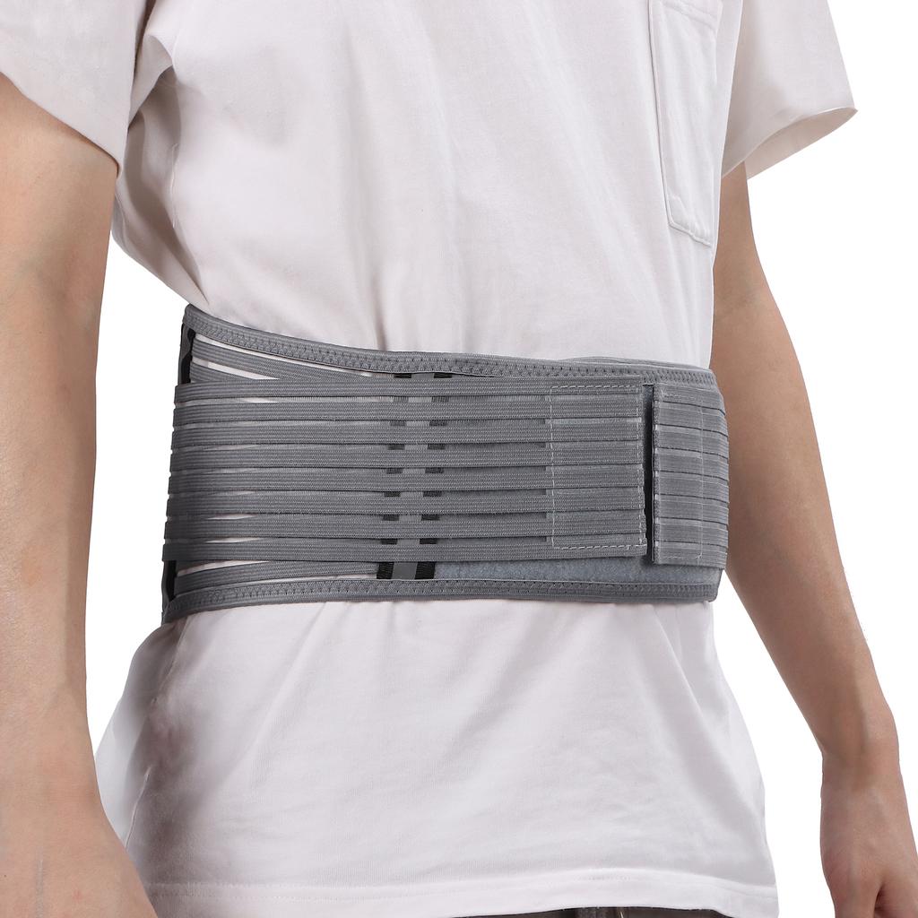 Lower Back Brace Lumbar Support Belt with Reflective Straps for Running Climbing